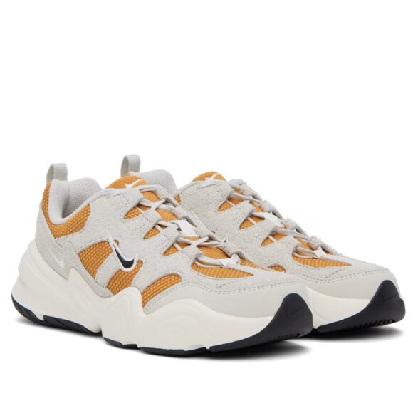 Nike Gray & Orange Tech Hera Sneakers - Picture 1 of 5